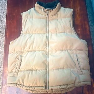 Cream Puffer Vest